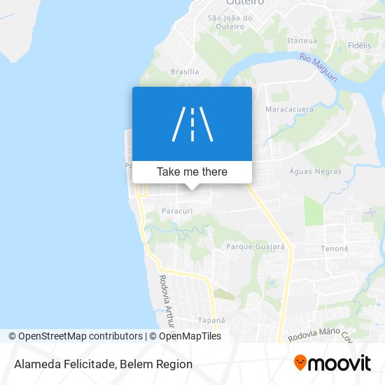 Alameda Felicitade map