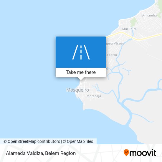 Alameda Valdiza map