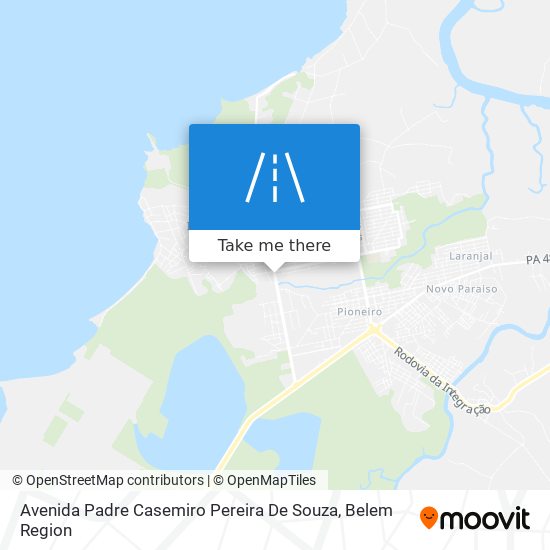 Avenida Padre Casemiro Pereira De Souza map