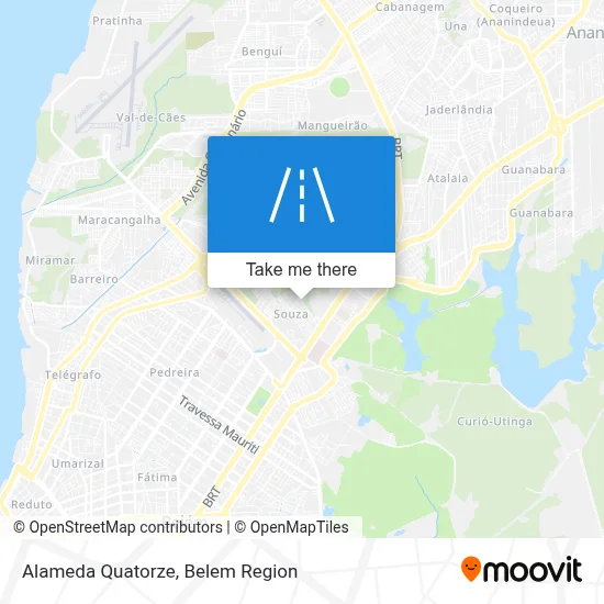 Alameda Quatorze map