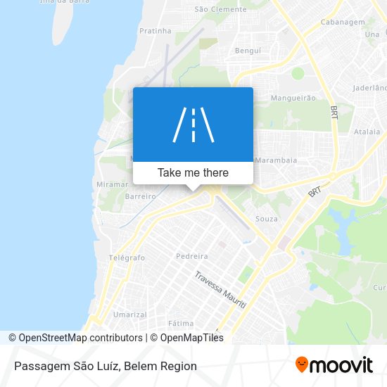 Passagem São Luíz map