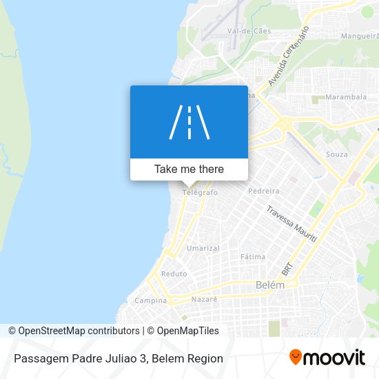 Passagem Padre Juliao 3 map