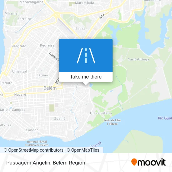 Passagem Angelin map