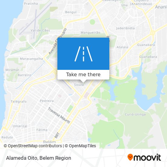 Alameda Oito map