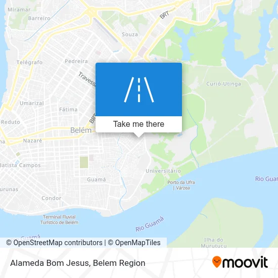 Alameda Bom Jesus map
