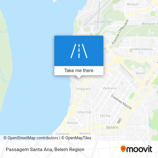 Passagem Santa Ana map