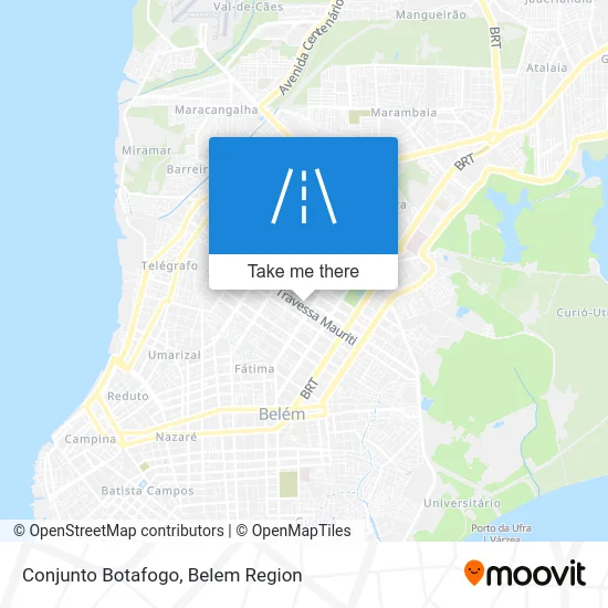 Conjunto Botafogo map