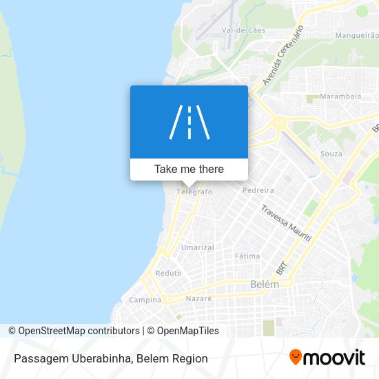 Passagem Uberabinha map