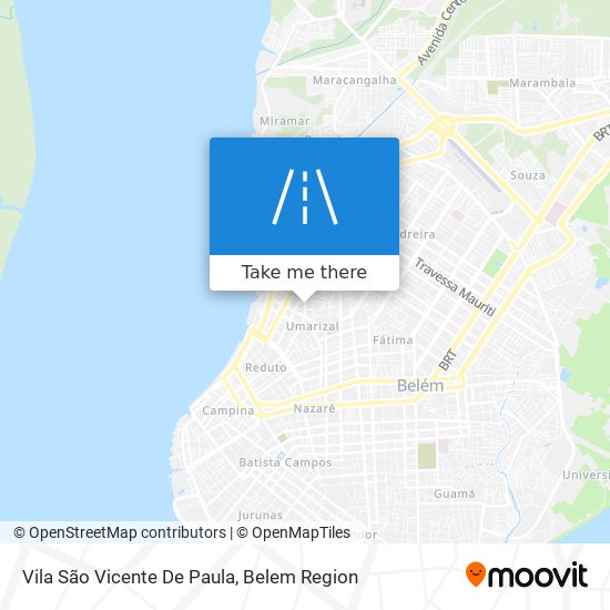 Vila São Vicente De Paula map