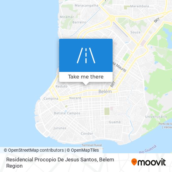 Mapa Residencial Procopio De Jesus Santos