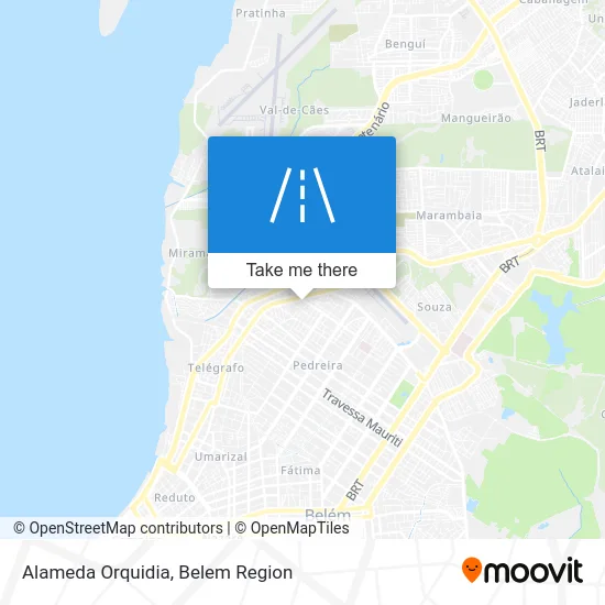 Alameda Orquidia map