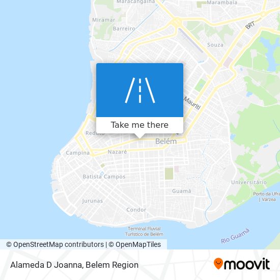 Mapa Alameda D Joanna