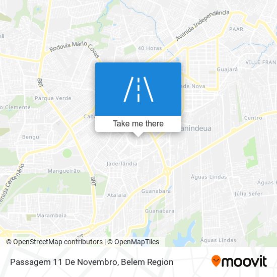 Passagem 11 De Novembro map