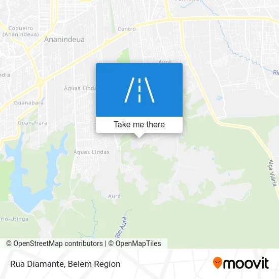 Rua Diamante map