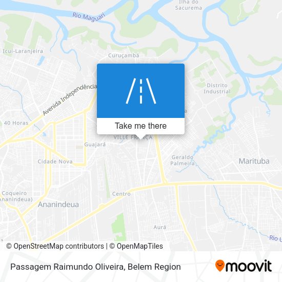 Passagem Raimundo Oliveira map