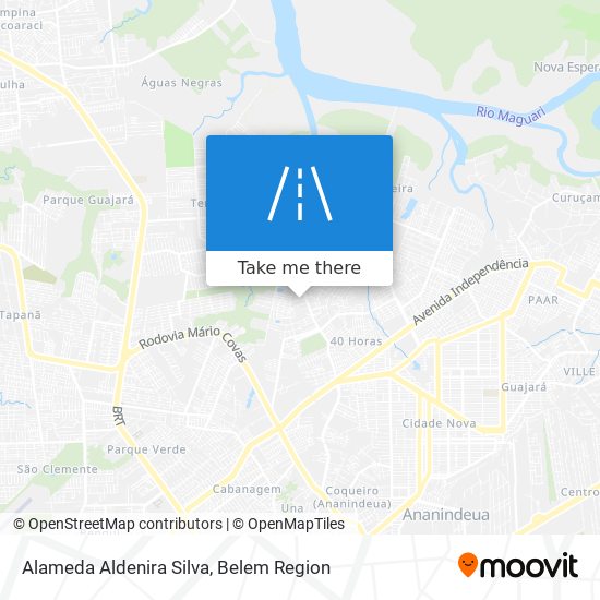 Alameda Aldenira Silva map