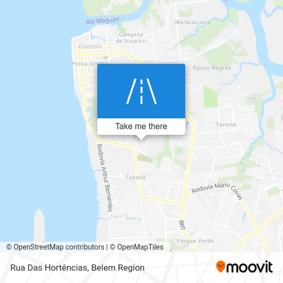 Rua Das Hortências map