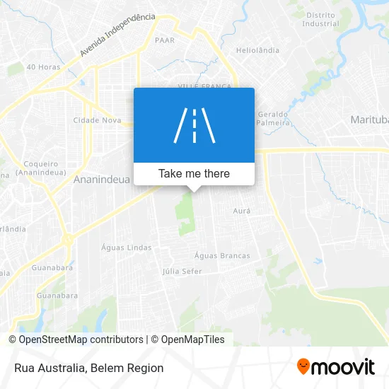 Rua Australia map