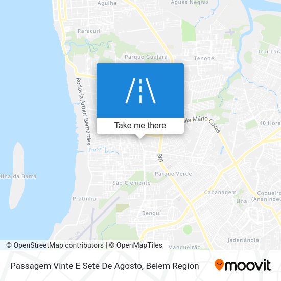 Passagem Vinte E Sete De Agosto map
