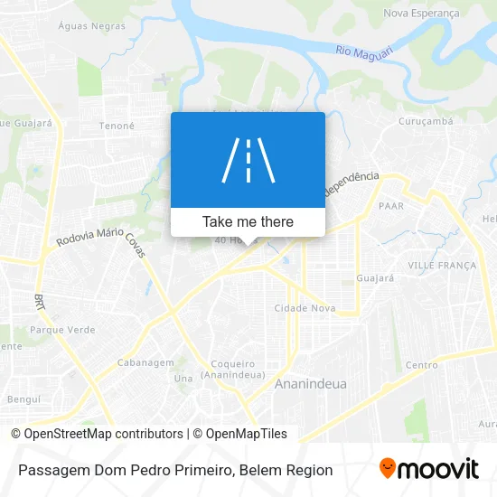 Passagem Dom Pedro Primeiro map