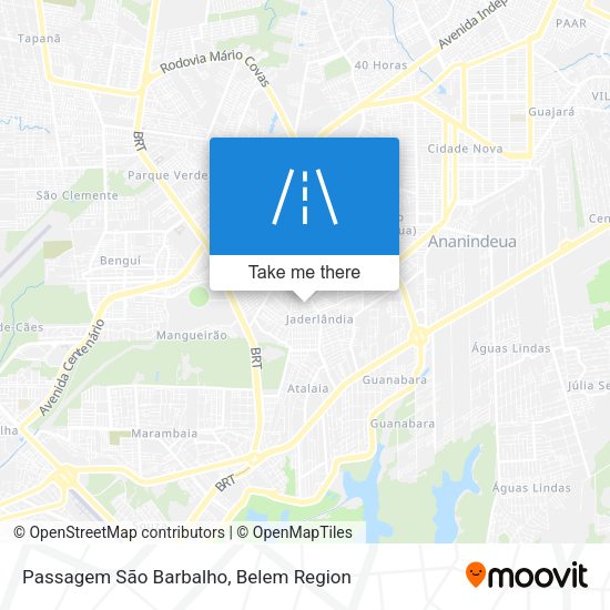 Passagem São Barbalho map