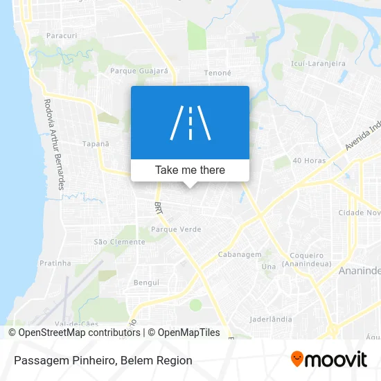 Passagem Pinheiro map