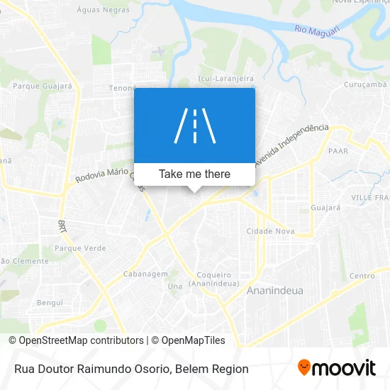 Rua Doutor Raimundo Osorio map