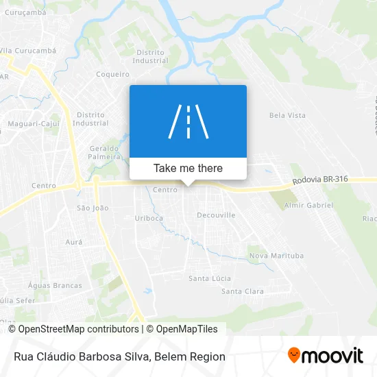 Rua Cláudio Barbosa Silva map