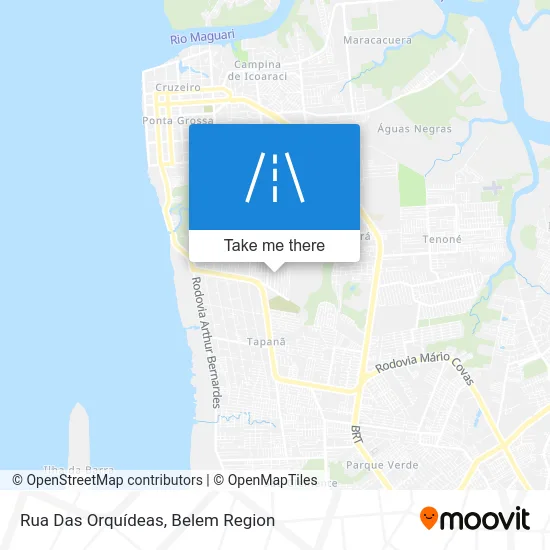 Rua Das Orquídeas map