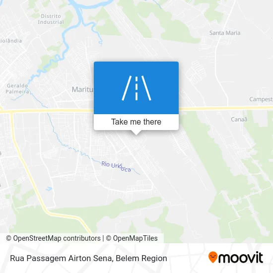 Rua Passagem Airton Sena map