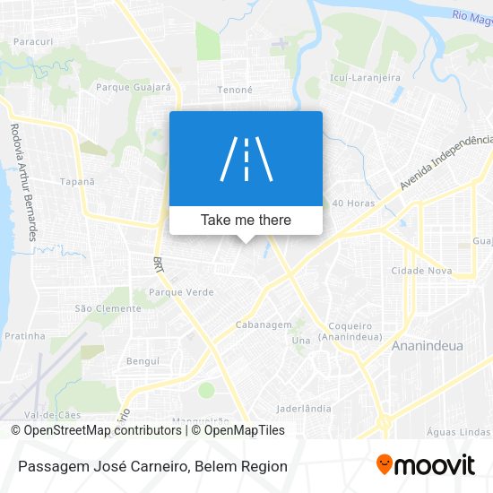 Passagem José Carneiro map