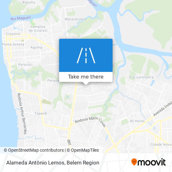 Alameda Antônio Lemos map