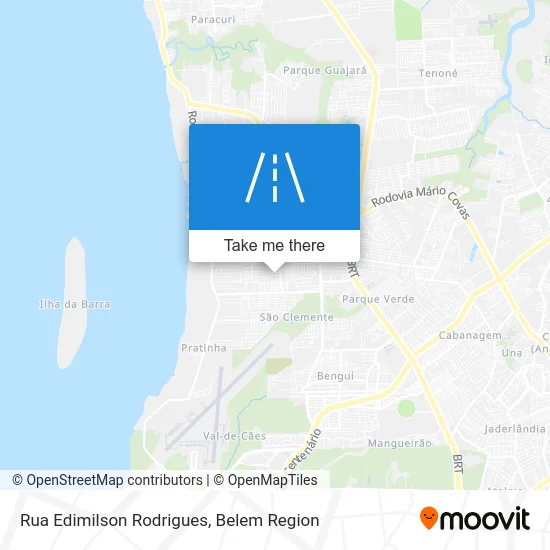 Rua Edimilson Rodrigues map