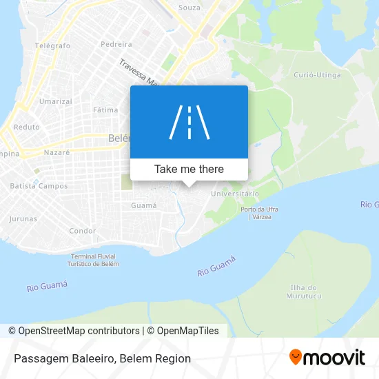 Passagem Baleeiro map