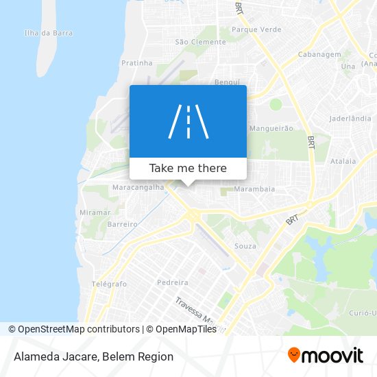 Alameda Jacare map