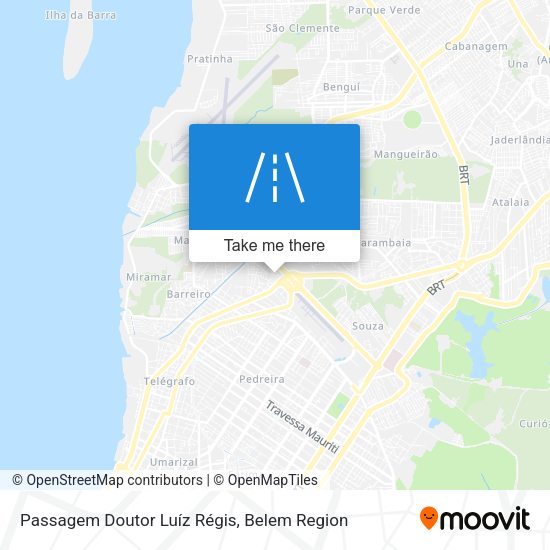 Passagem Doutor Luíz Régis map