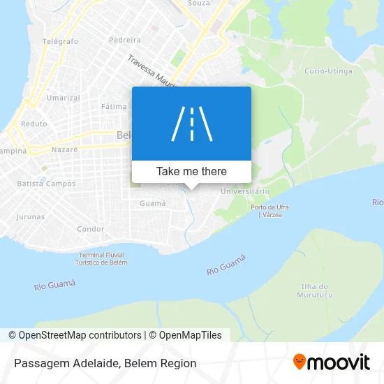 Passagem Adelaide map