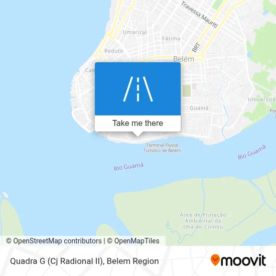 Quadra G (Cj Radional II) map