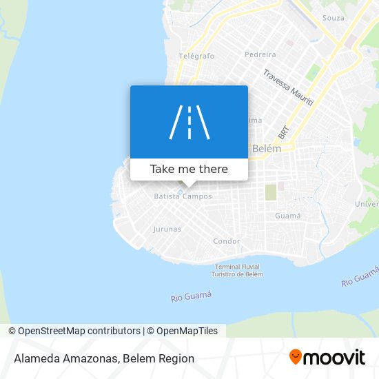 Alameda Amazonas map