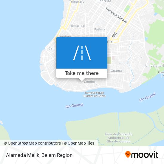 Mapa Alameda Mellk