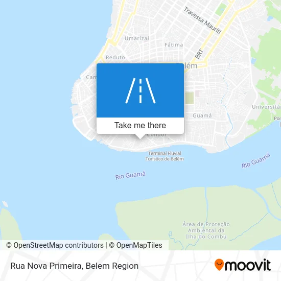 Rua Nova Primeira map