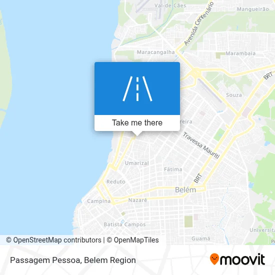 Passagem Pessoa map