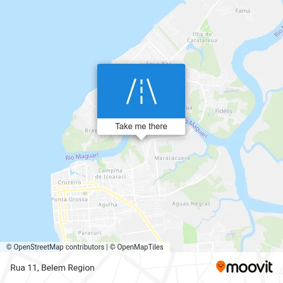 Rua 11 map