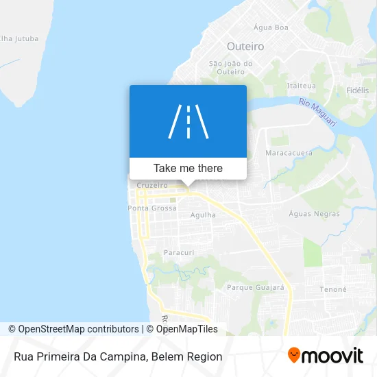 Rua Primeira Da Campina map