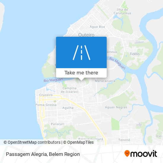 Passagem Alegria map