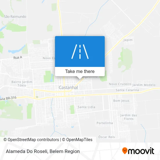 Alameda Do Roseli map