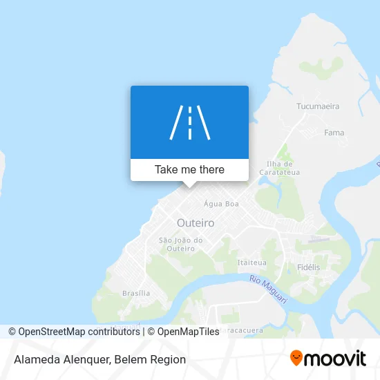 Alameda Alenquer map