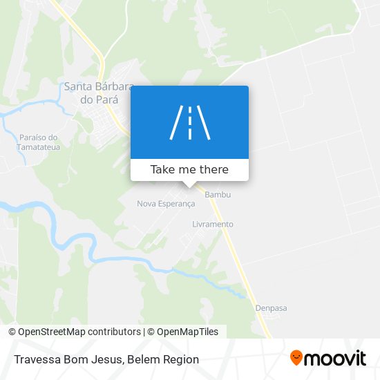 Mapa Travessa Bom Jesus