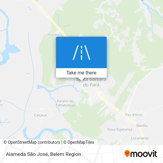 Alameda São José map