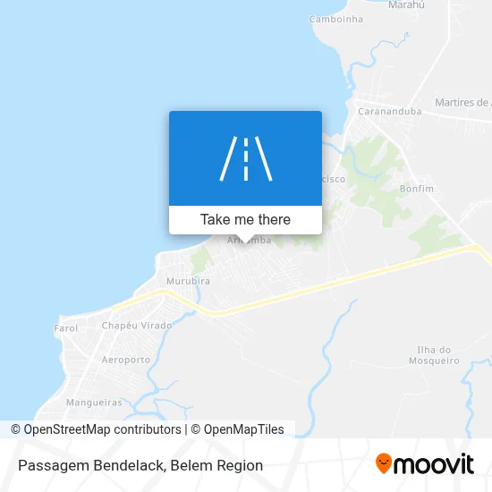 Passagem Bendelack map